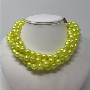 Czech Fire-Polished Beaded Necklace